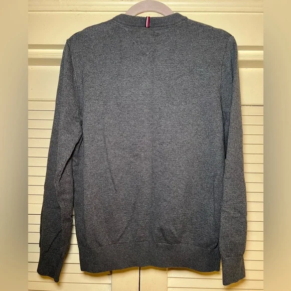 Tommy Hilfiger Cotton Knit Pullover Sweater Jumper with Logo Patch, size medium - Picture 14 of 14
